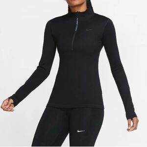 Nike Women's Black Long Sleeve Top